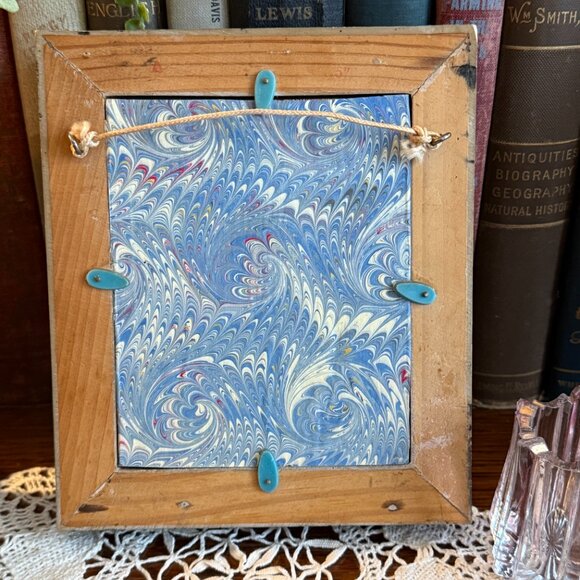 1940's Moody Floral in Ornate Frame - Picture 10 of 12